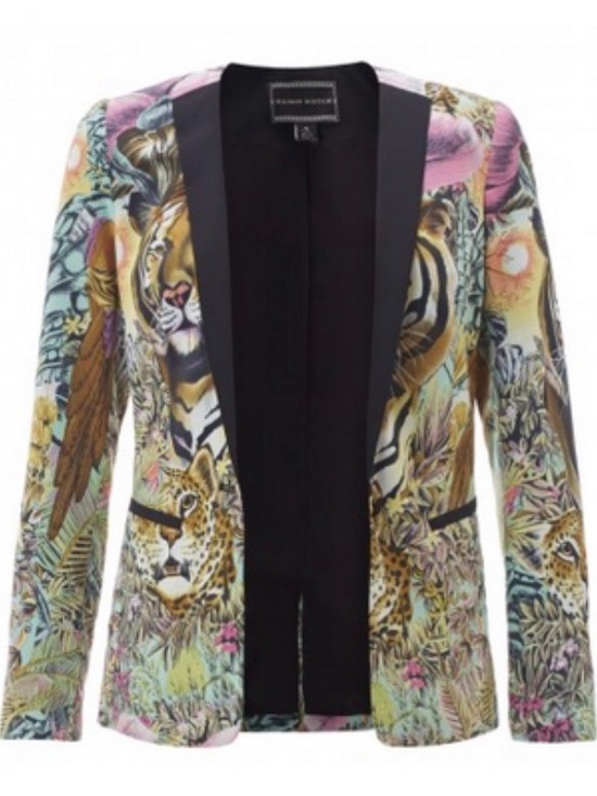 Maison Scotch & Soda Jackets & Blazers - 🔥 RARE FIND! Maison Scotch Tiger & Leopard Tropical Blazer 🔥